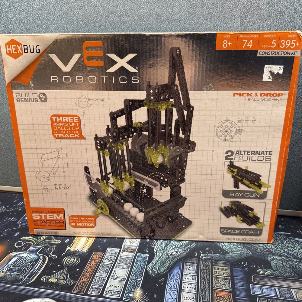 Vex Robotics Construction Set Pick & Drop Ball Machine Hexbug *NEW* SEALED!